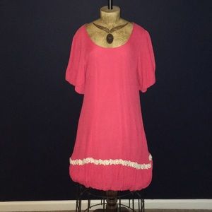 A Pink Christian Caliendo Dress